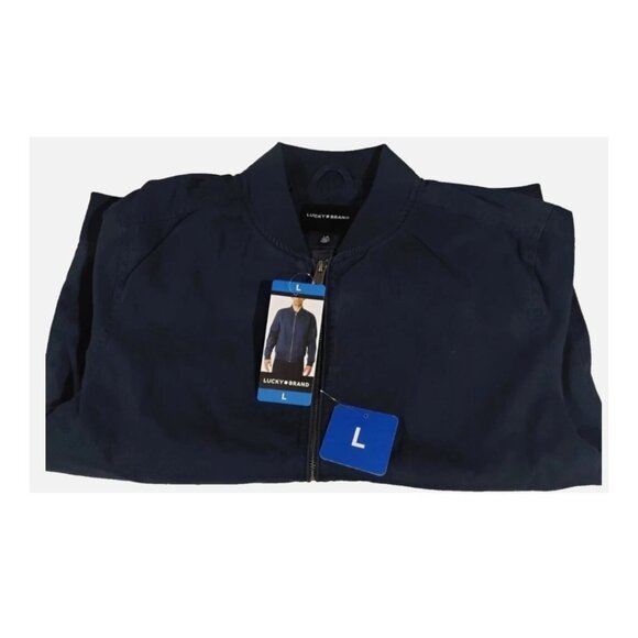 NWT!! Lucky Brand Mens Bomber Jacket size L - Picture 3 of 6